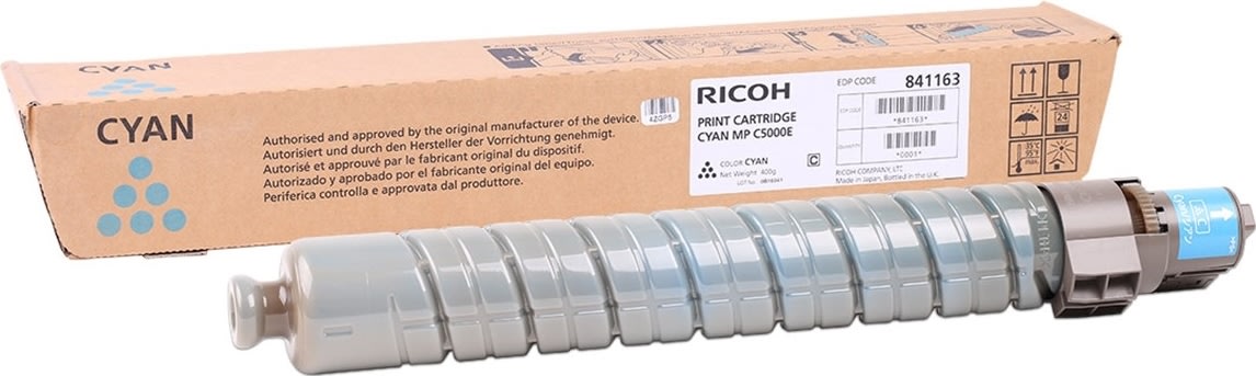Lasertoner Ricoh 841163 Blå 17 000 sidor