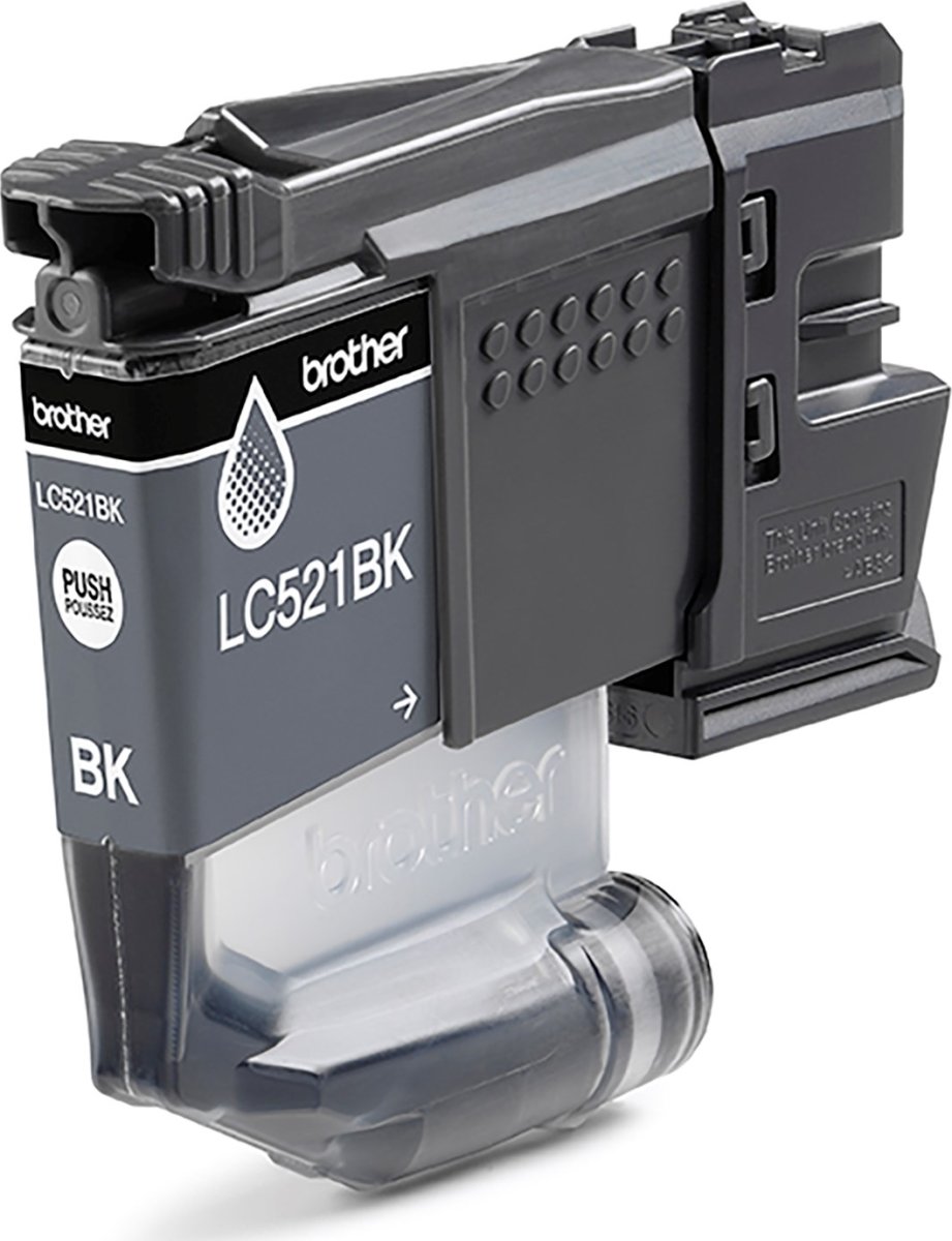 Brother LC521BK bläckpatron, svart