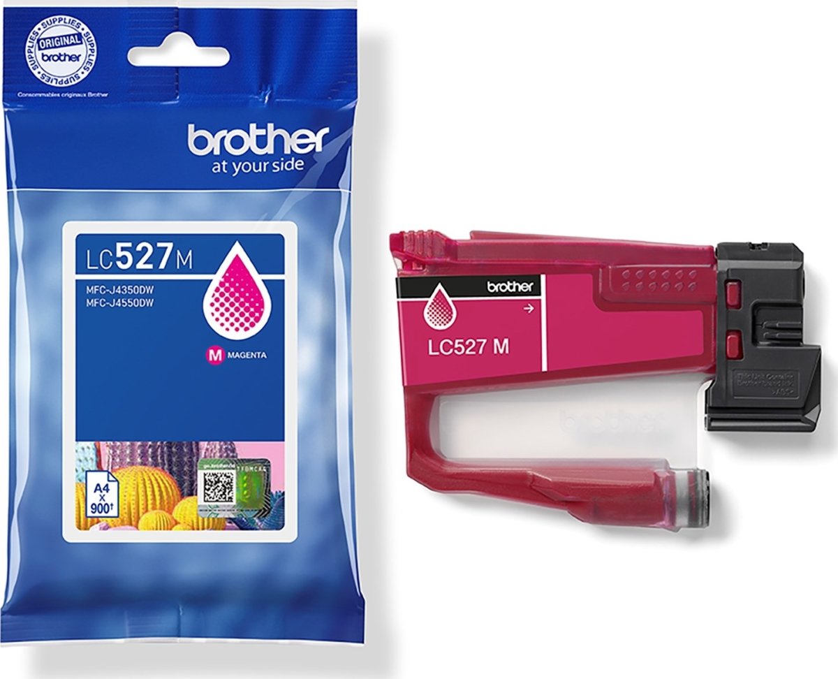 Brother LC527M bläckpatron, magenta, 900 sidor