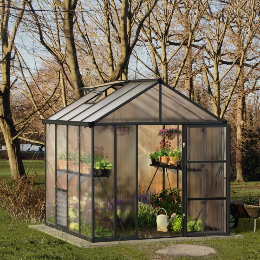 Palram Canopia Glory Växthus, 6,2 m2, grå