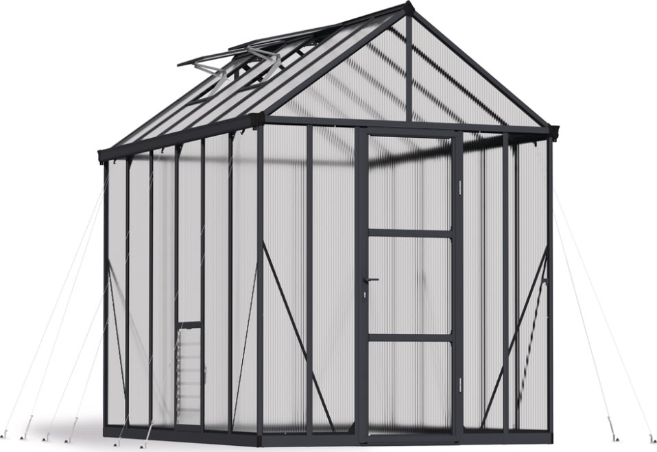 Palram Canopia Glory Växthus, 9,2 m2, grå