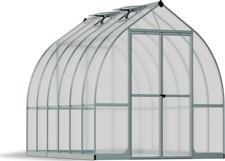 Palram Canopia Bella Växthus, 9 m2, silver