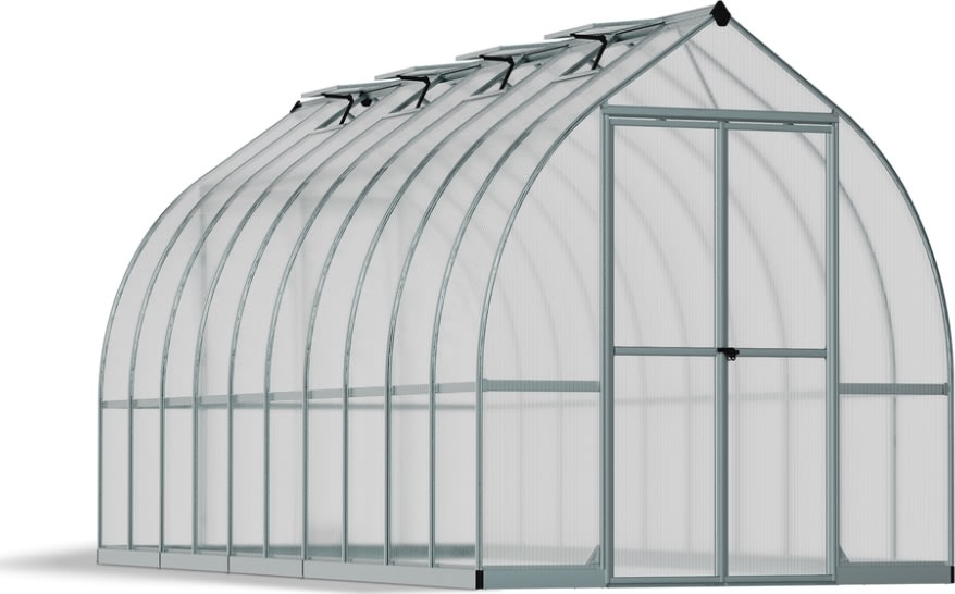 Palram Canopia Bella Växthus, 14,7 m2, silver