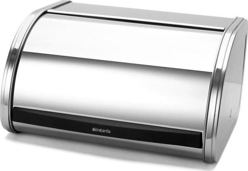 Brödskrin Brabantia Roll Top Medium Blankt stål
