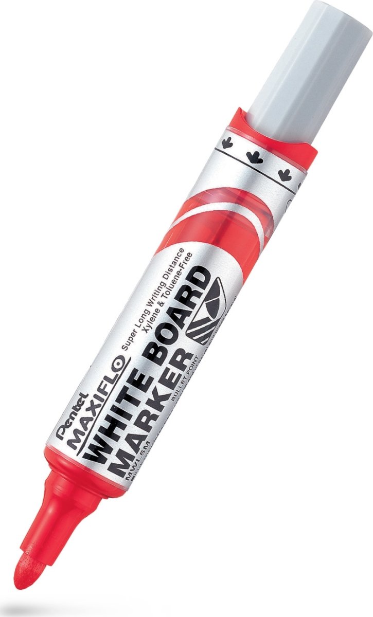 Pentel Maxiflo Whiteboardpenna, röd
