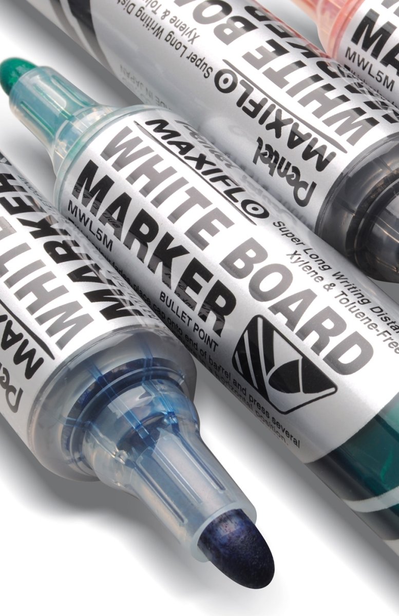 Pentel Maxiflo Whiteboardpenna, röd