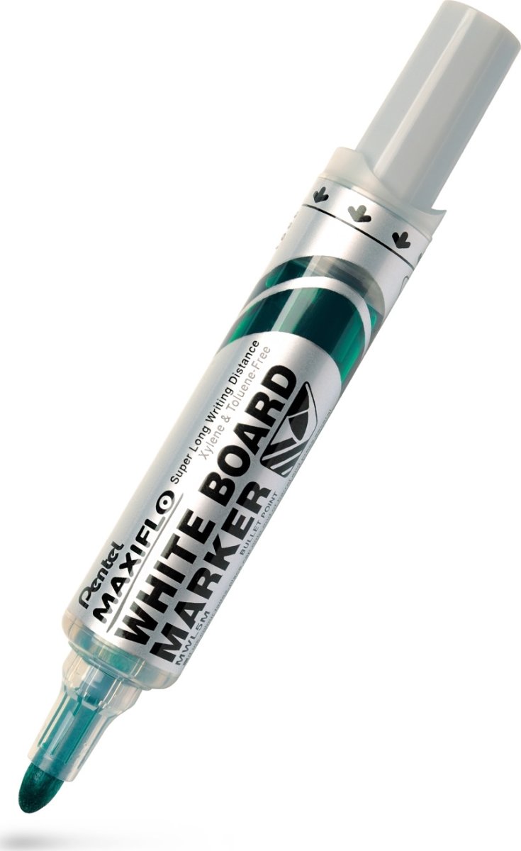 Pentel Maxiflo Whiteboardpenna, grön