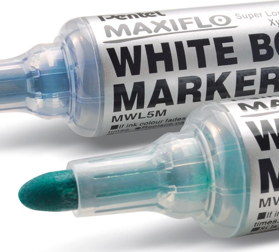 Pentel Maxiflo Whiteboardpenna, grön