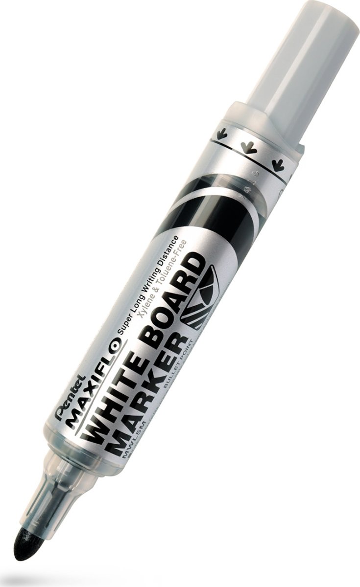 Pentel Maxiflo Whiteboardpenna, svart