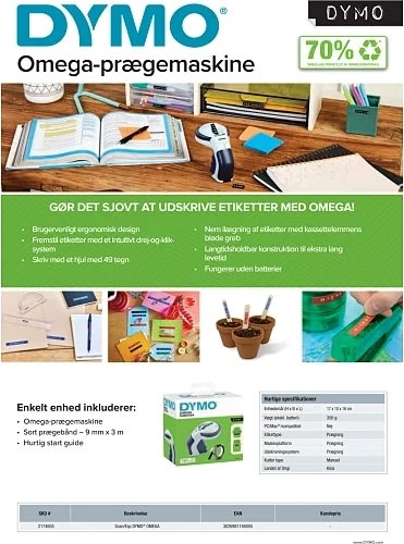 Dymo Omega etiketteringsmaskin