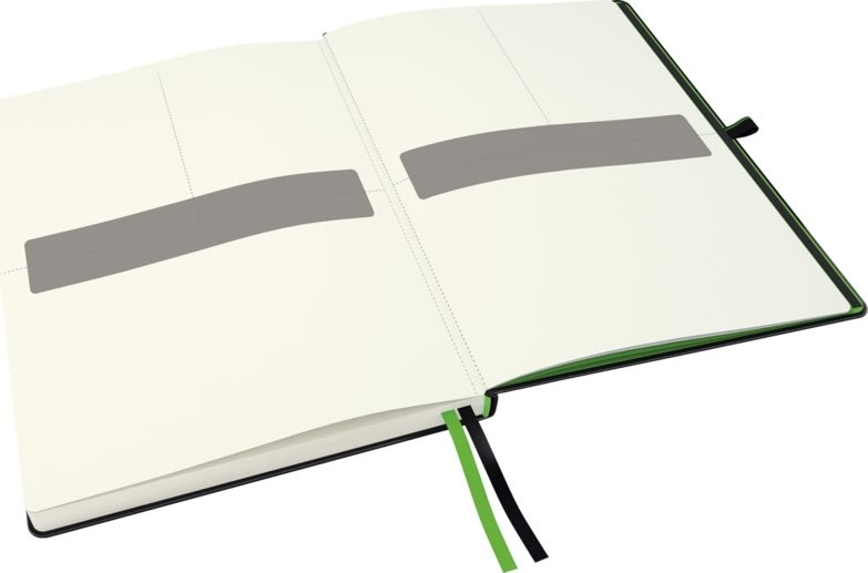 Leitz Complete anteckningsbok A4, rutat, svart