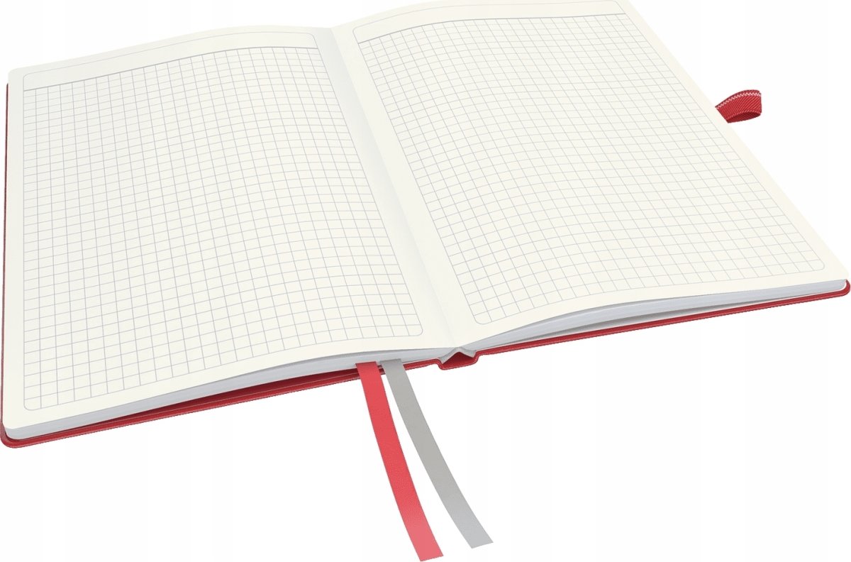 Leitz Complete anteckningsbok A5, rutat, röd