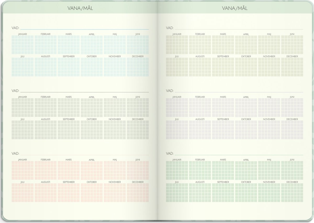 Burde 2026 Kalender, Life Planner, Dream & Do
