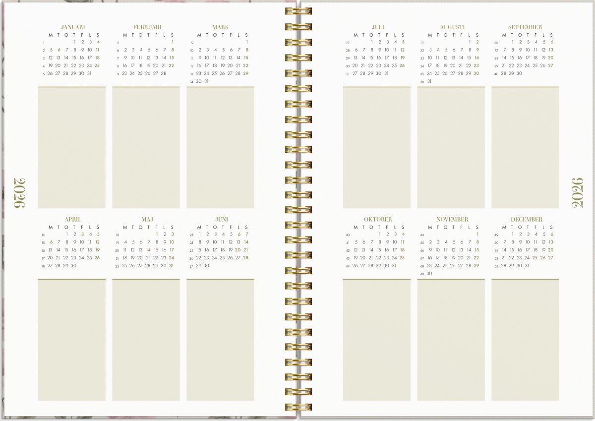 Burde 2026 Kalender, Life Planner, Essentials A5