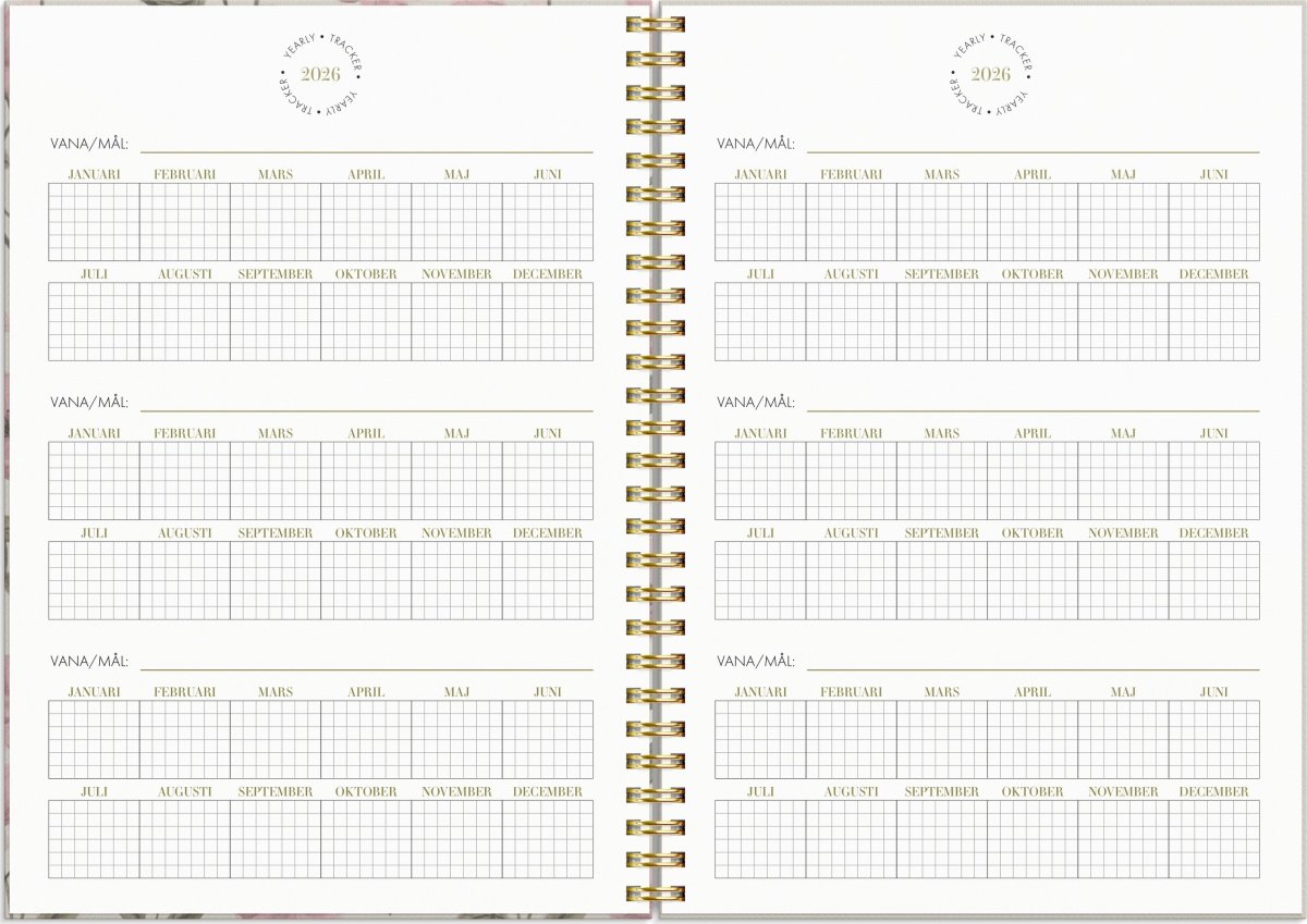 Burde 2026 Kalender, Life Planner, Essentials A5