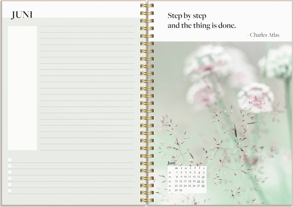 Burde 2026 Kalender, Life Planner, Inspiration