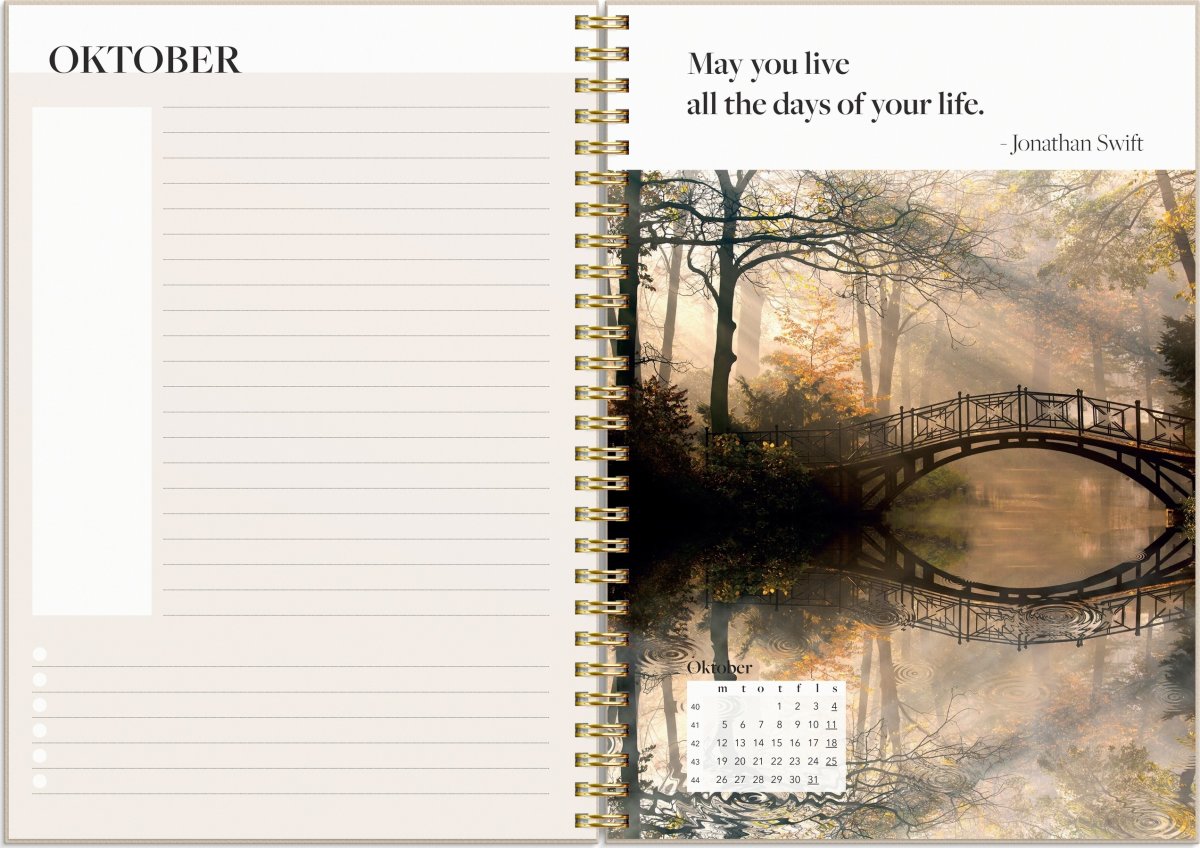 Burde 2026 Kalender, Life Planner, Inspiration