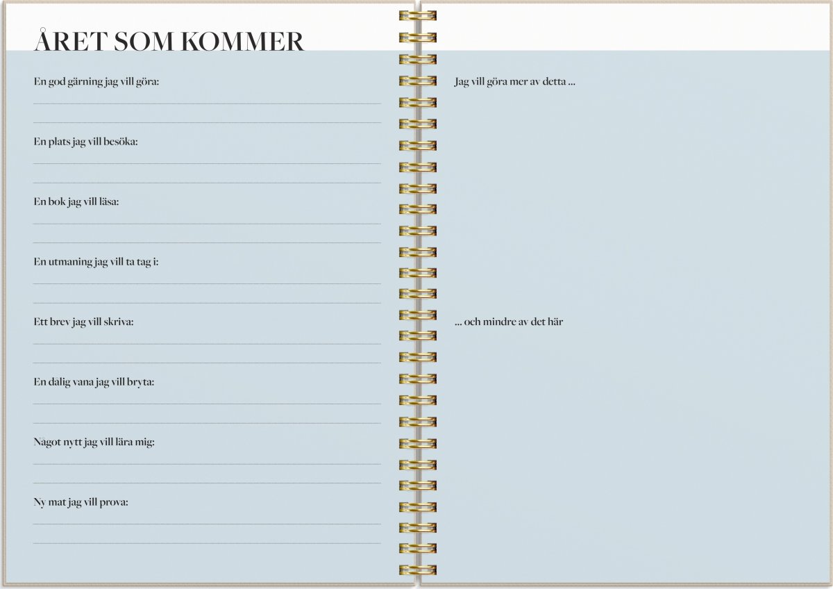 Burde 2026 Kalender, Life Planner, Inspiration