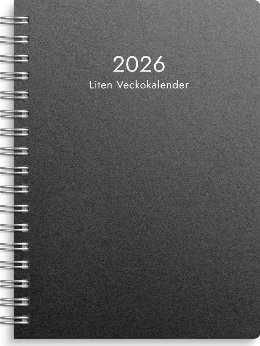 Burde 2026 Kalender, Liten Veckokalender, Refill