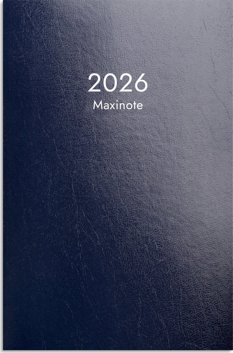 Burde 2026 Kalender Maxinote, Kartong, Blå