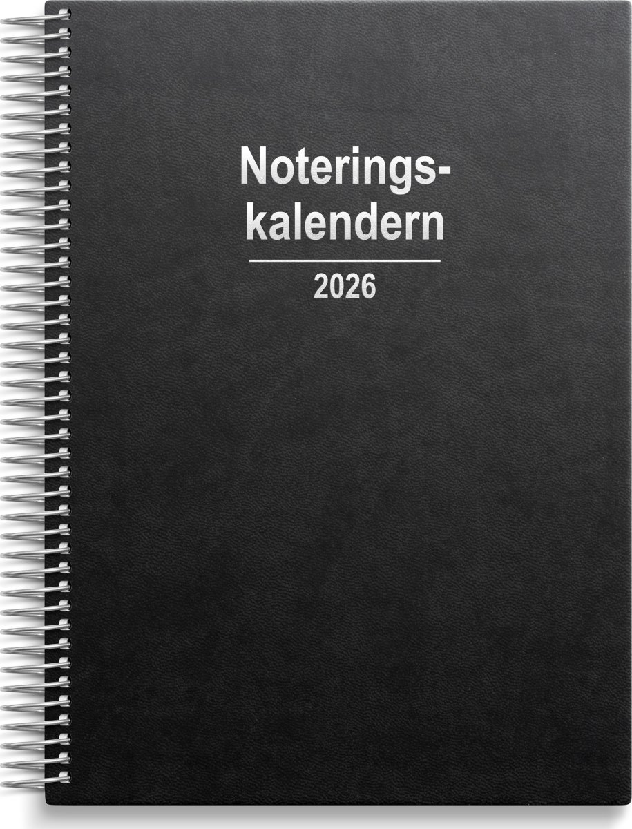 Burde 2026 Noteringskalendern, Konstläder, Svart