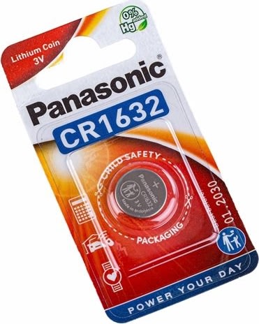 Panasonic CR1632 knappcellsbatteri