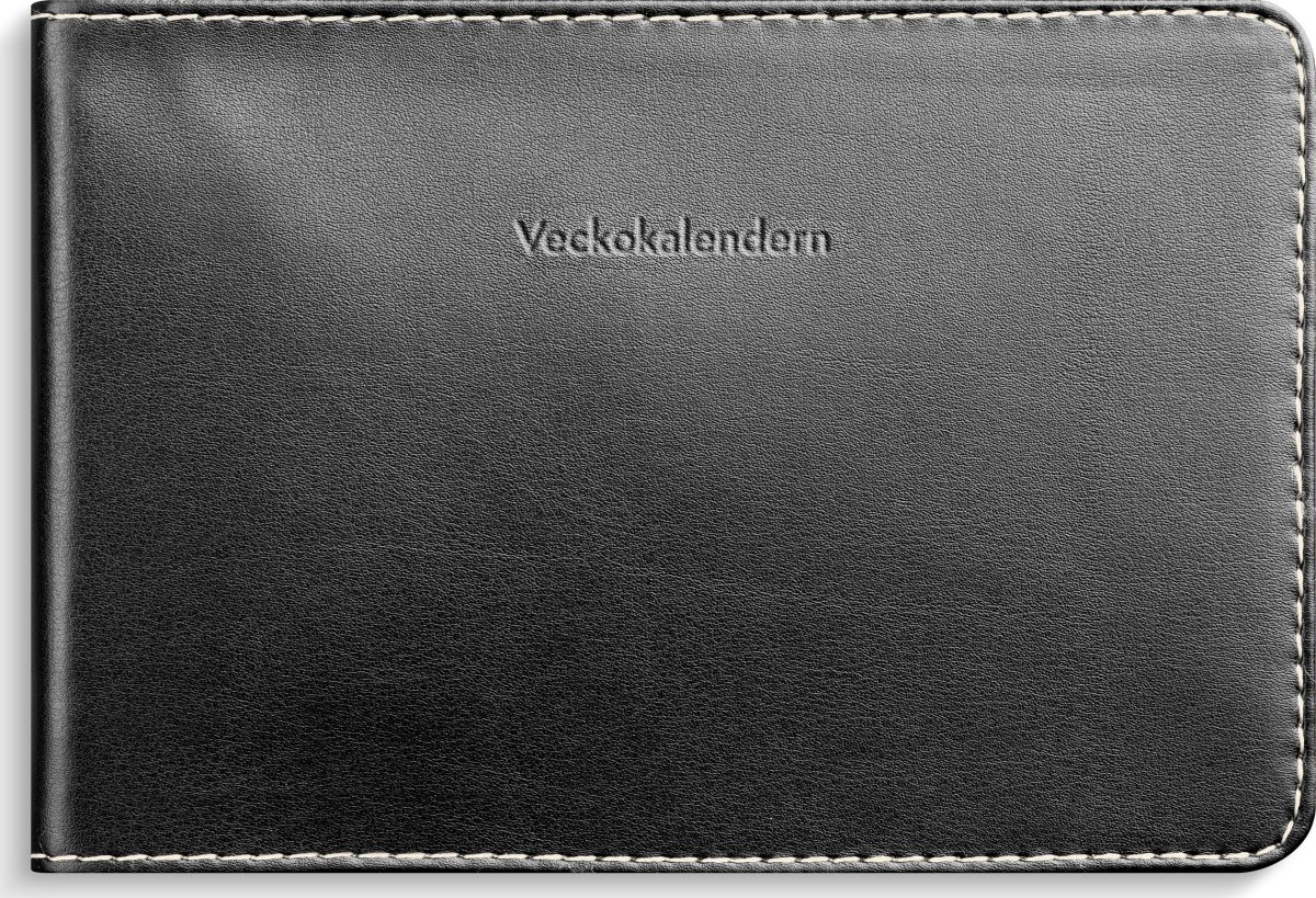 Burde 2026 Vecvokalendern, Konstläder, Svart