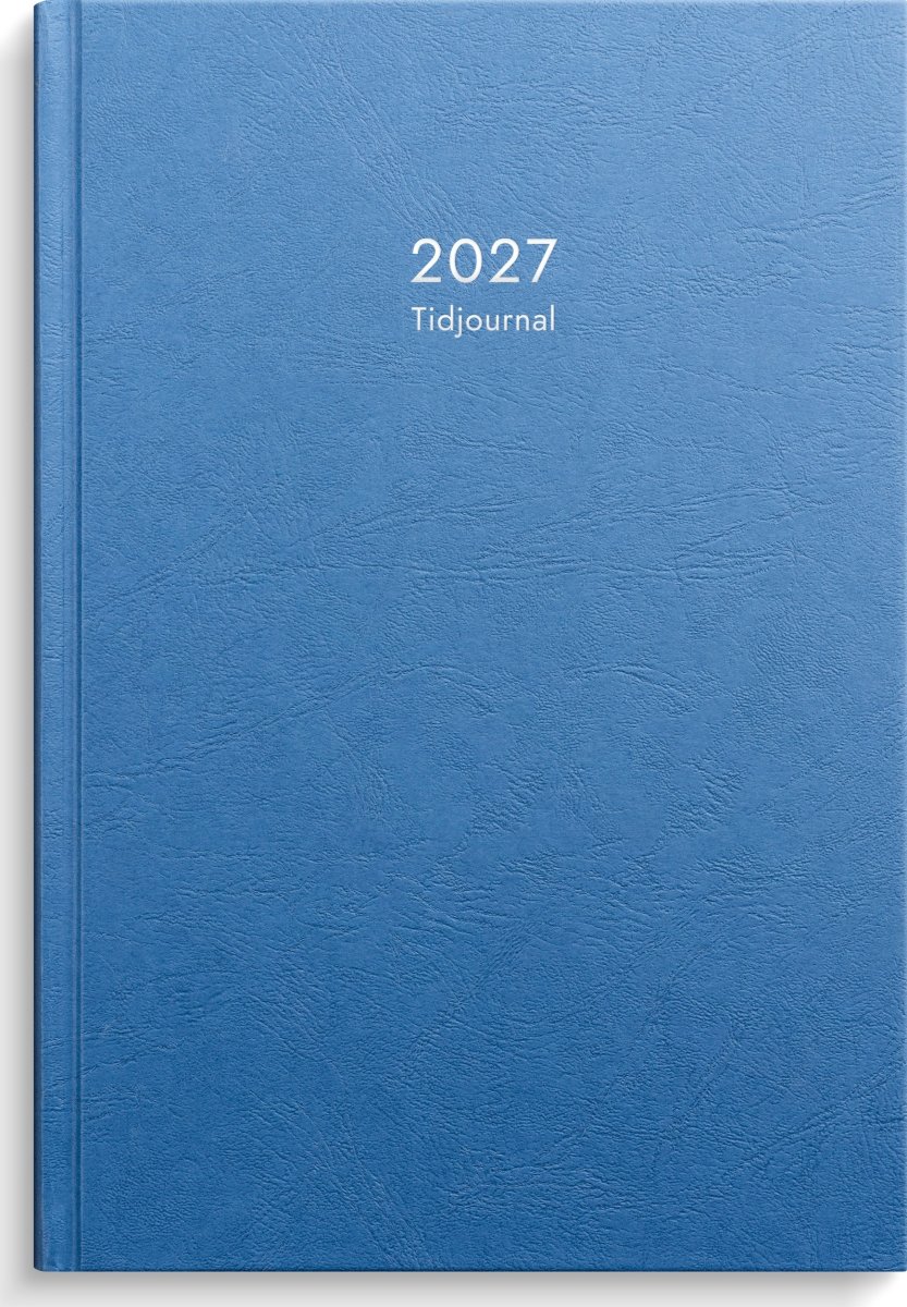 Burde 2027 Tidjournal, Kartong, Blå