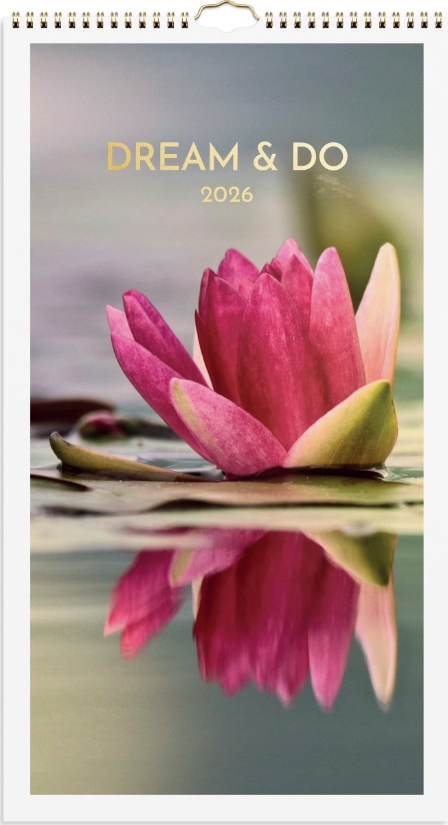 Burde 2026 Väggkalender, Dream &amp; Do