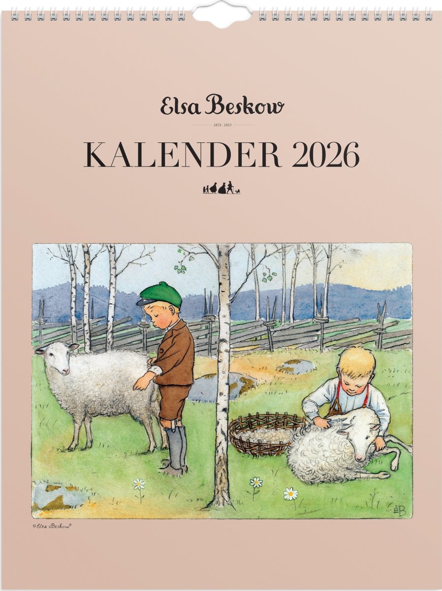 Burde 2026 Väggkalender, Elsa Beskow