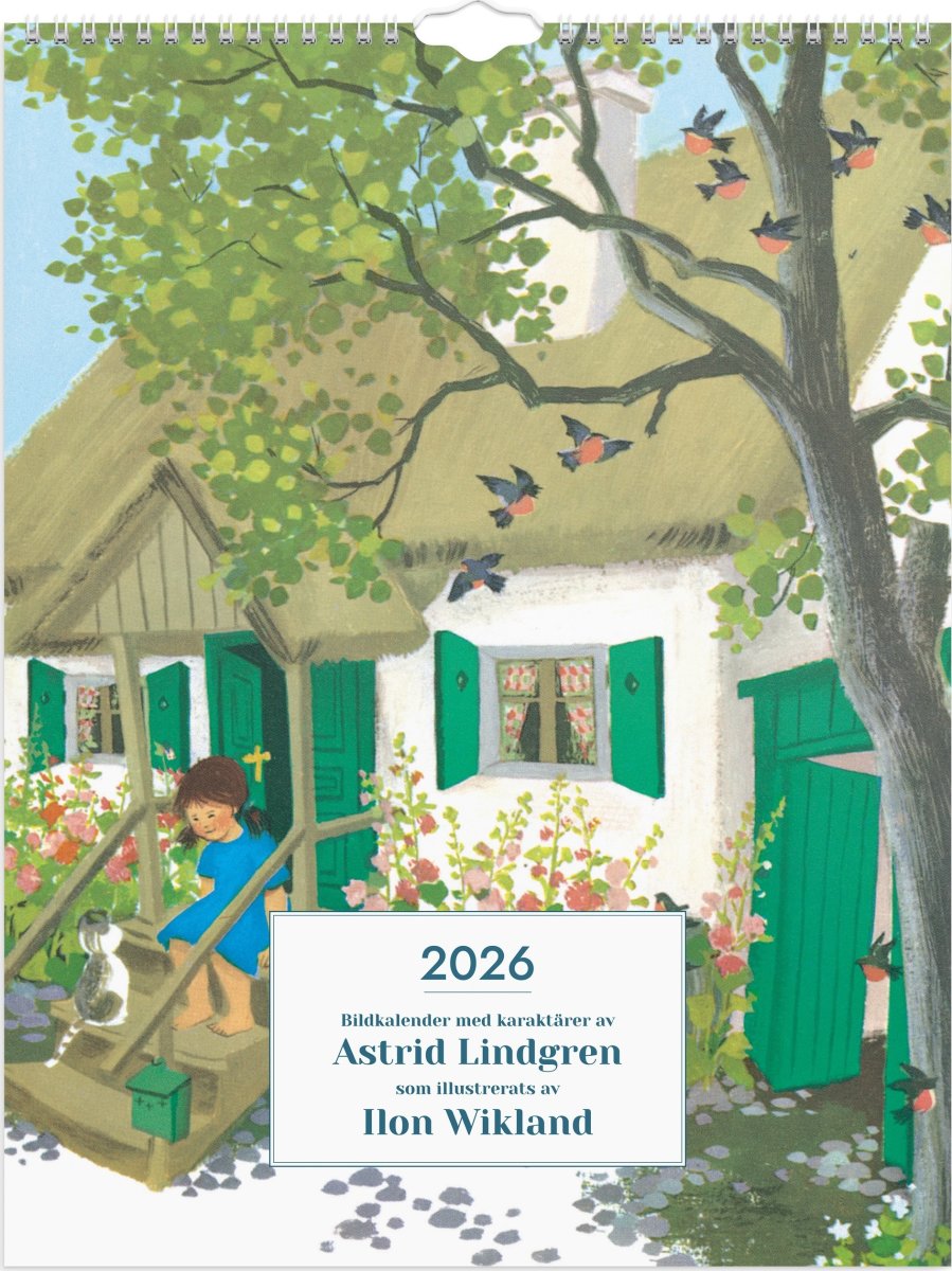 Burde 2026 Väggkalender Ilon Wikland