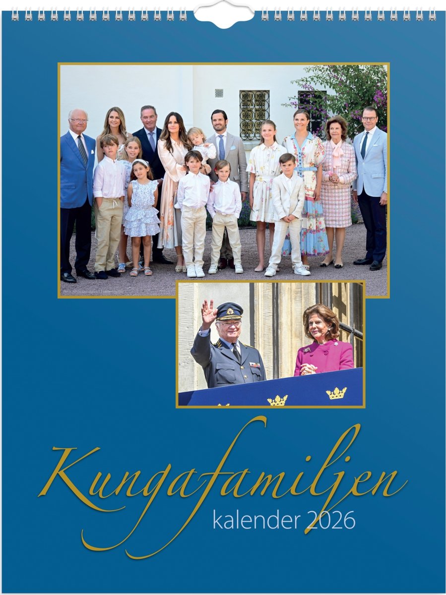 Burde 2026 Väggkalender, Kungafamiljen