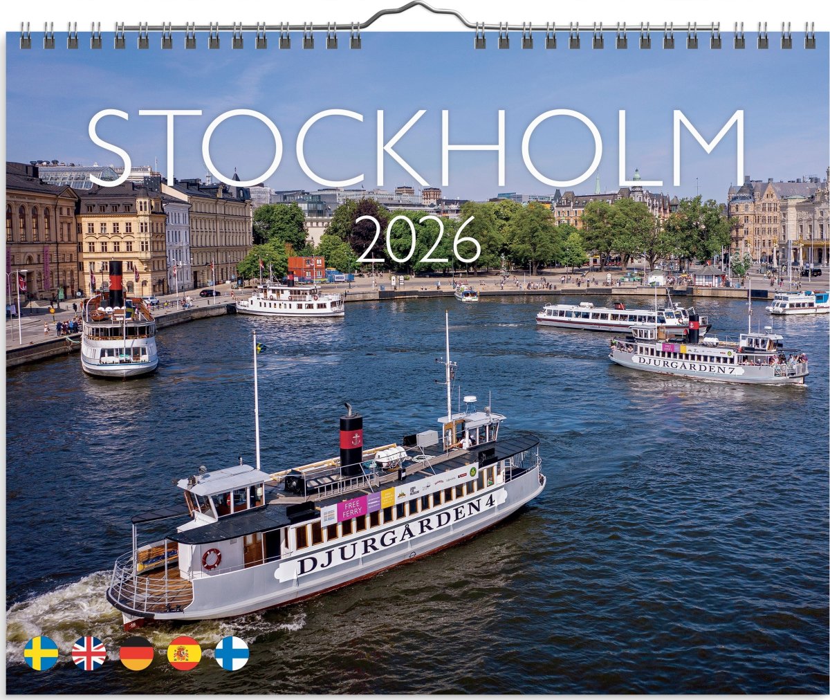 Burde 2026 Väggkalender, Stockholm