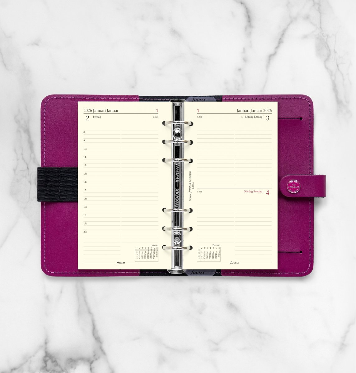 Filofax 2026 Påfyllnad | Personal | Dag