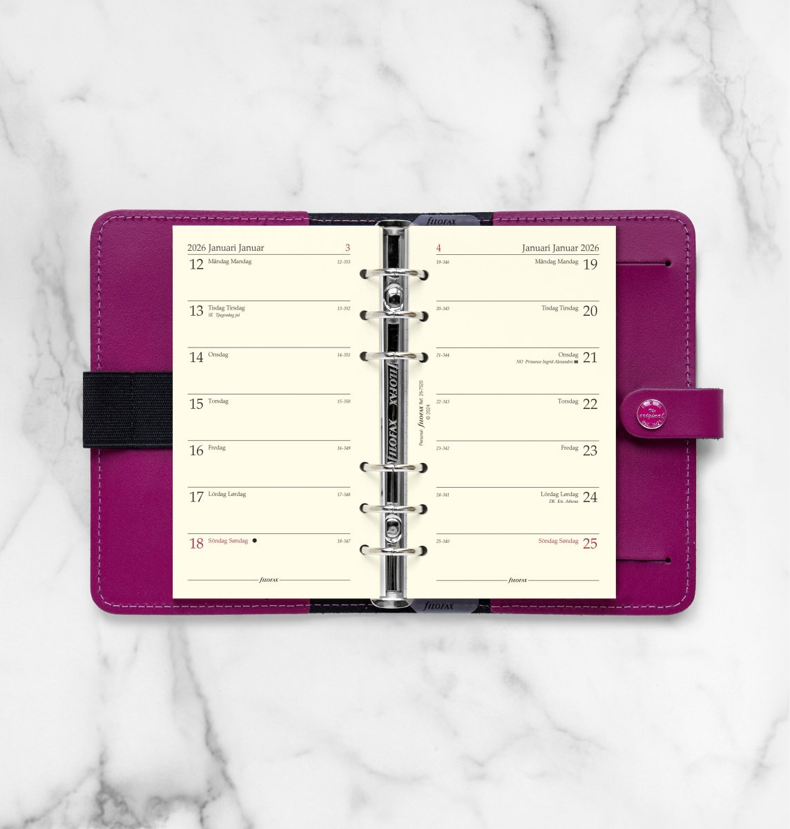 Filofax 2026 Refill | Personal | Vecka