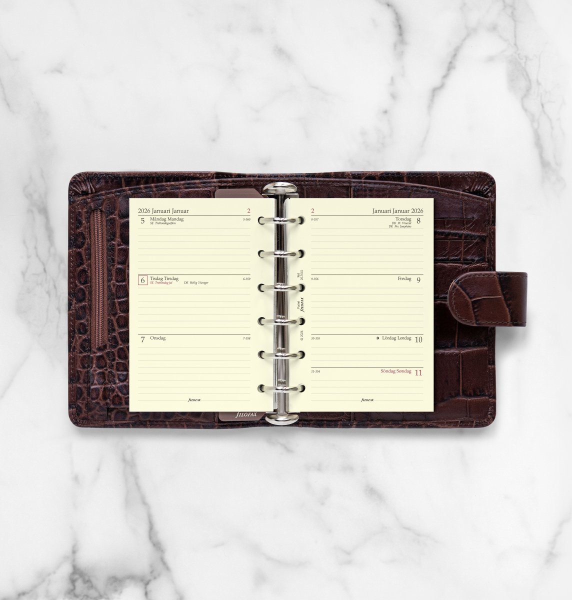 Filofax 2026 Refill | Pocket | Årspaket