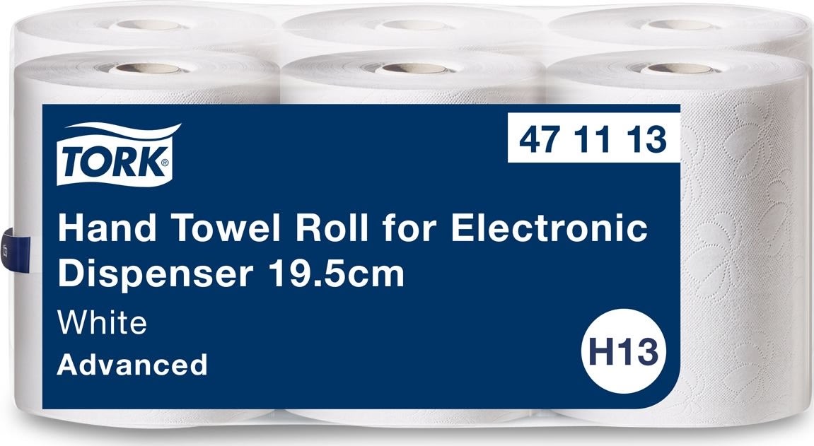 Tork H12 Advanced EnMotion handduksark, 6 rullar