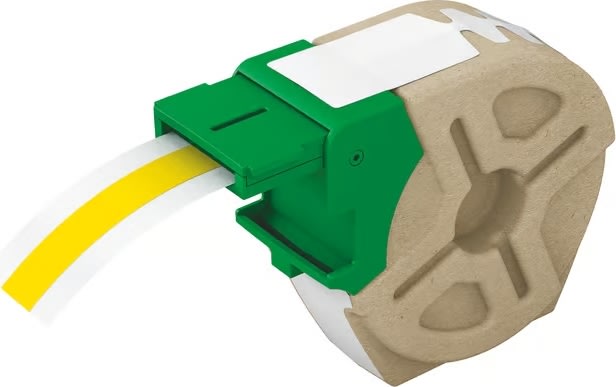 Leitz etikettpatron, PP, 12 mm x 10 m, gul