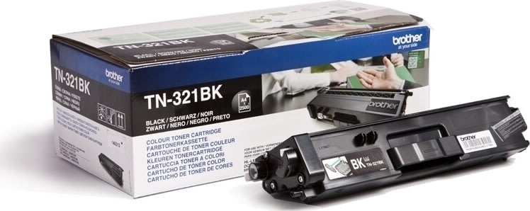 Lasertoner Brother TN321BK Svart 2500 sidor