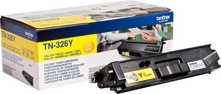 Lasertoner Brother TN326Y Gul 3500 s