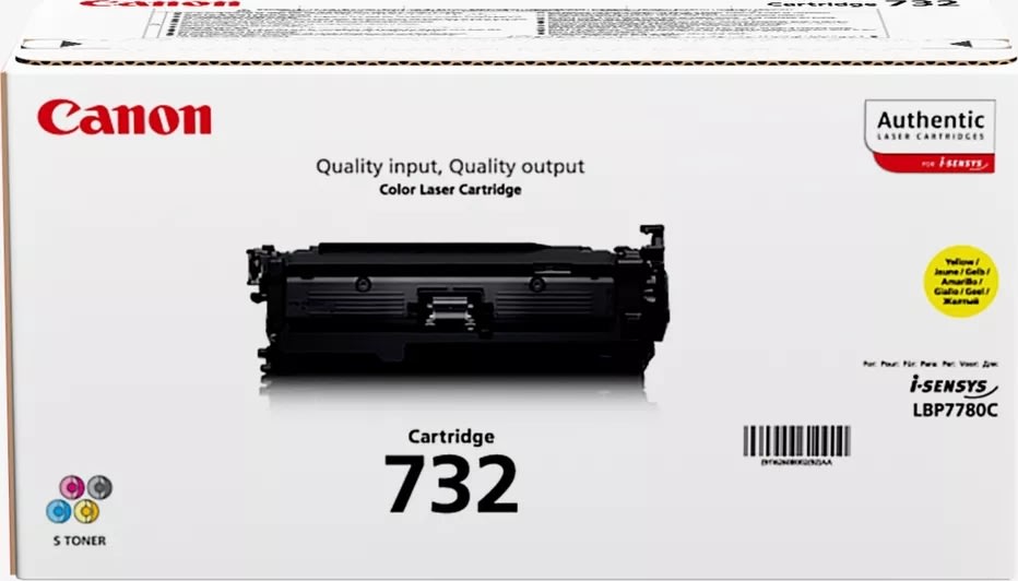 Lasertoner Canon 732Y/6260B002 Gul 6400 sidor