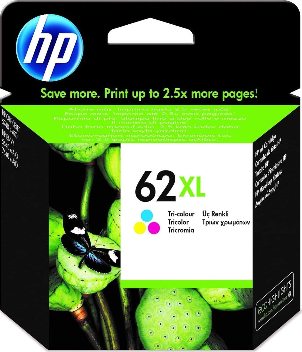 Bläckpatron HP 62XL C2P07AE Multi 415 s.