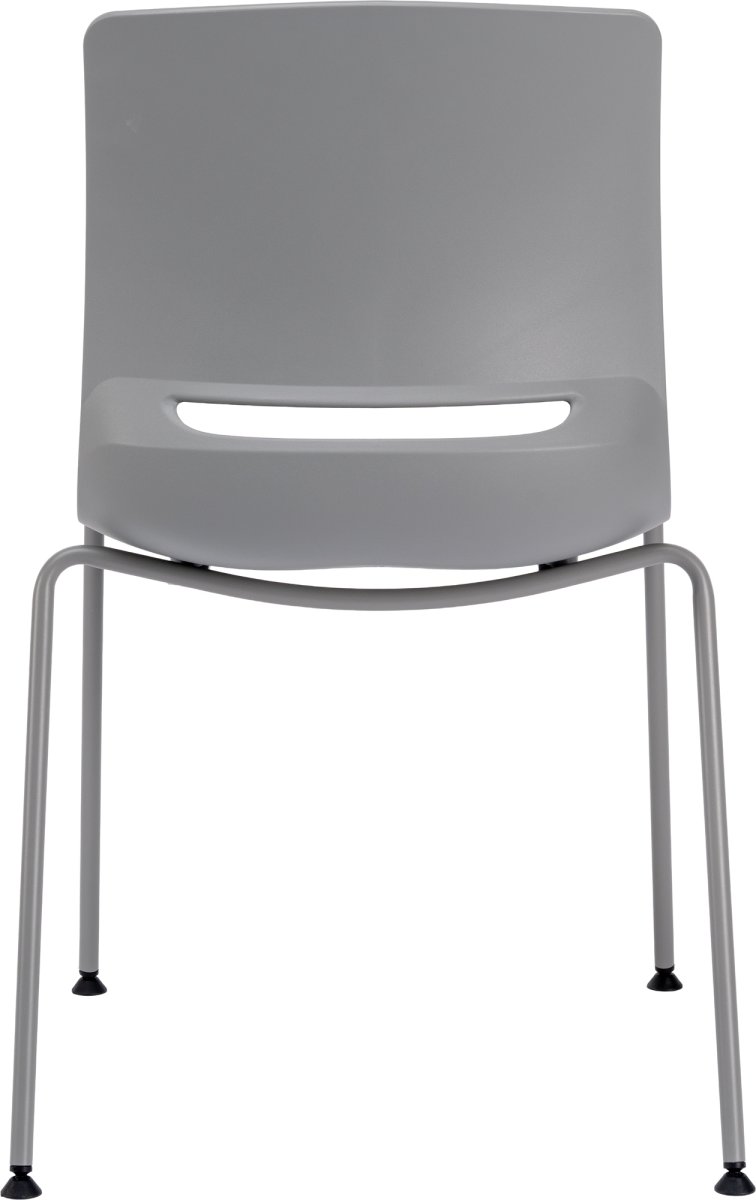 Denver kantinstol u. dyna, grå, 2 st,