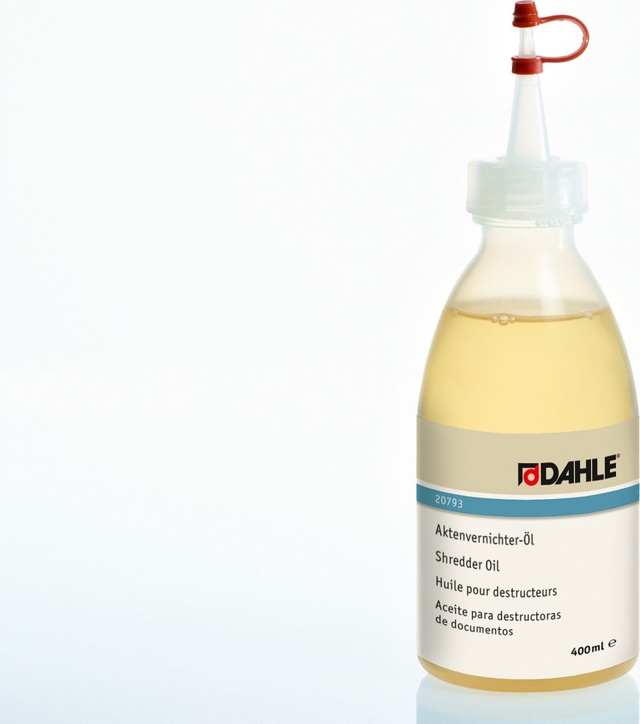 Olja till dokumentförstörare Dahle 400 ml