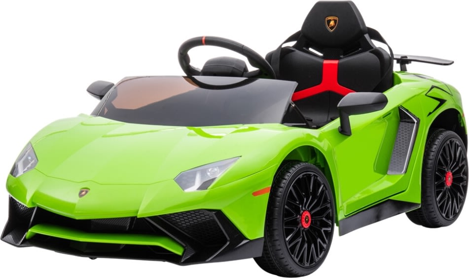 NORDIC PLAY Elbil Lamborghini Aventador, 12V, grön