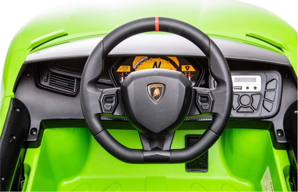 NORDIC PLAY Elbil Lamborghini Aventador, 12V, grön
