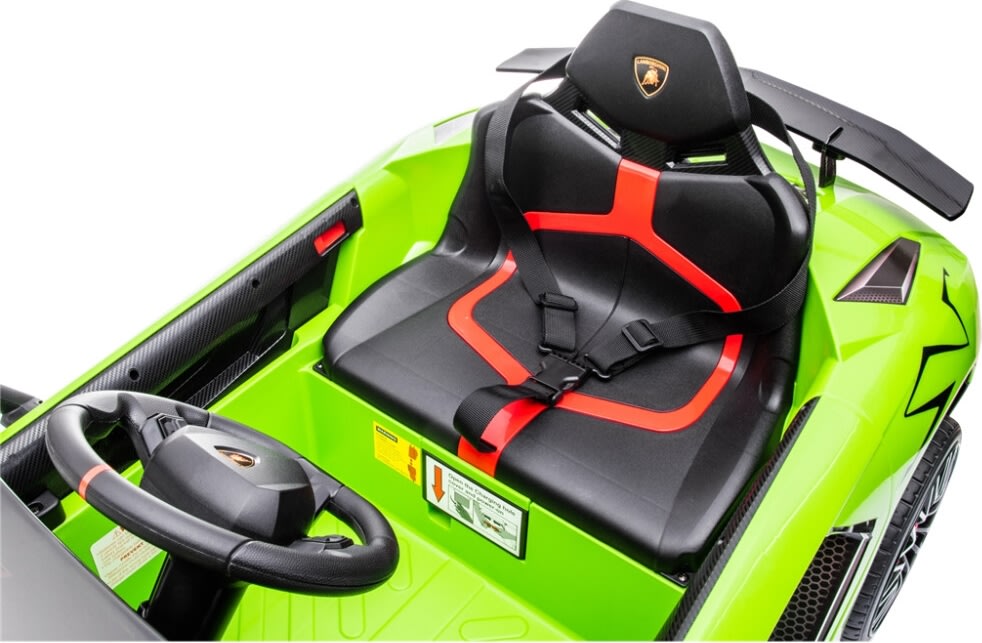 NORDIC PLAY Elbil Lamborghini Aventador, 12V, grön