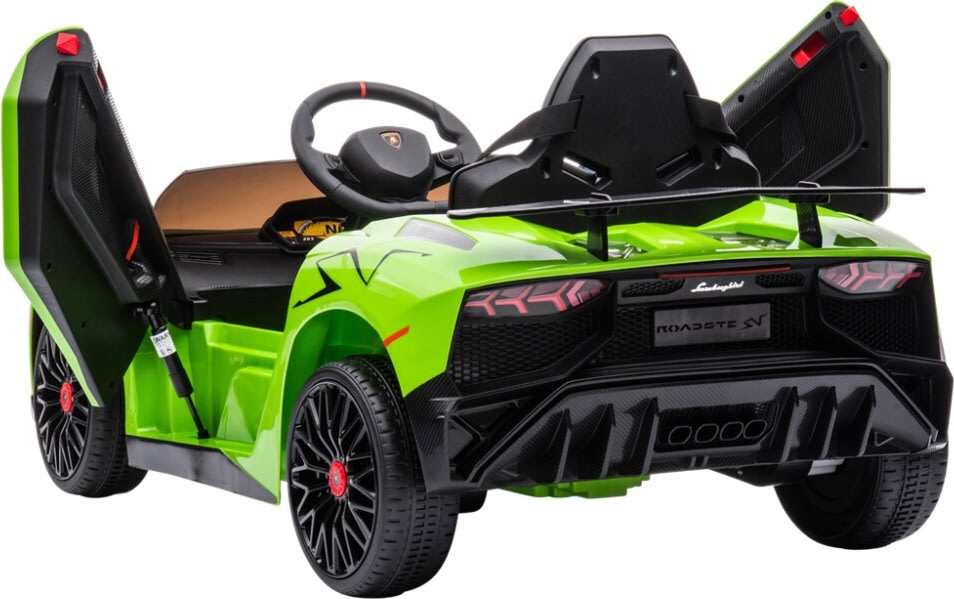 NORDIC PLAY Elbil Lamborghini Aventador, 12V, grön