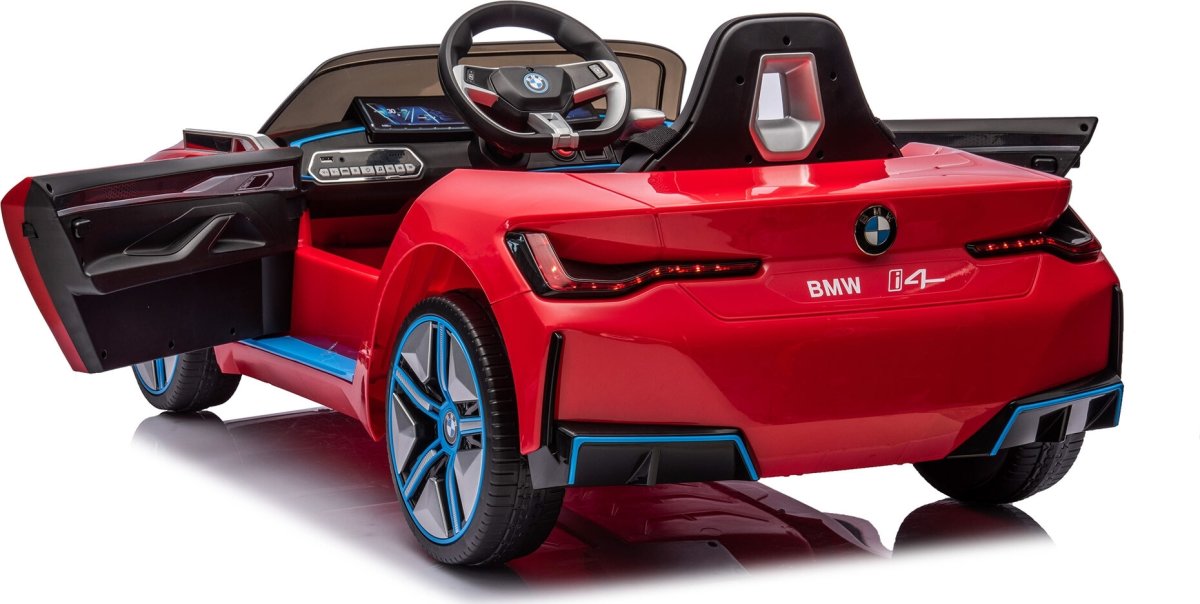 NORDIC PLAY Elbil BMW I4, 4x12V, röd
