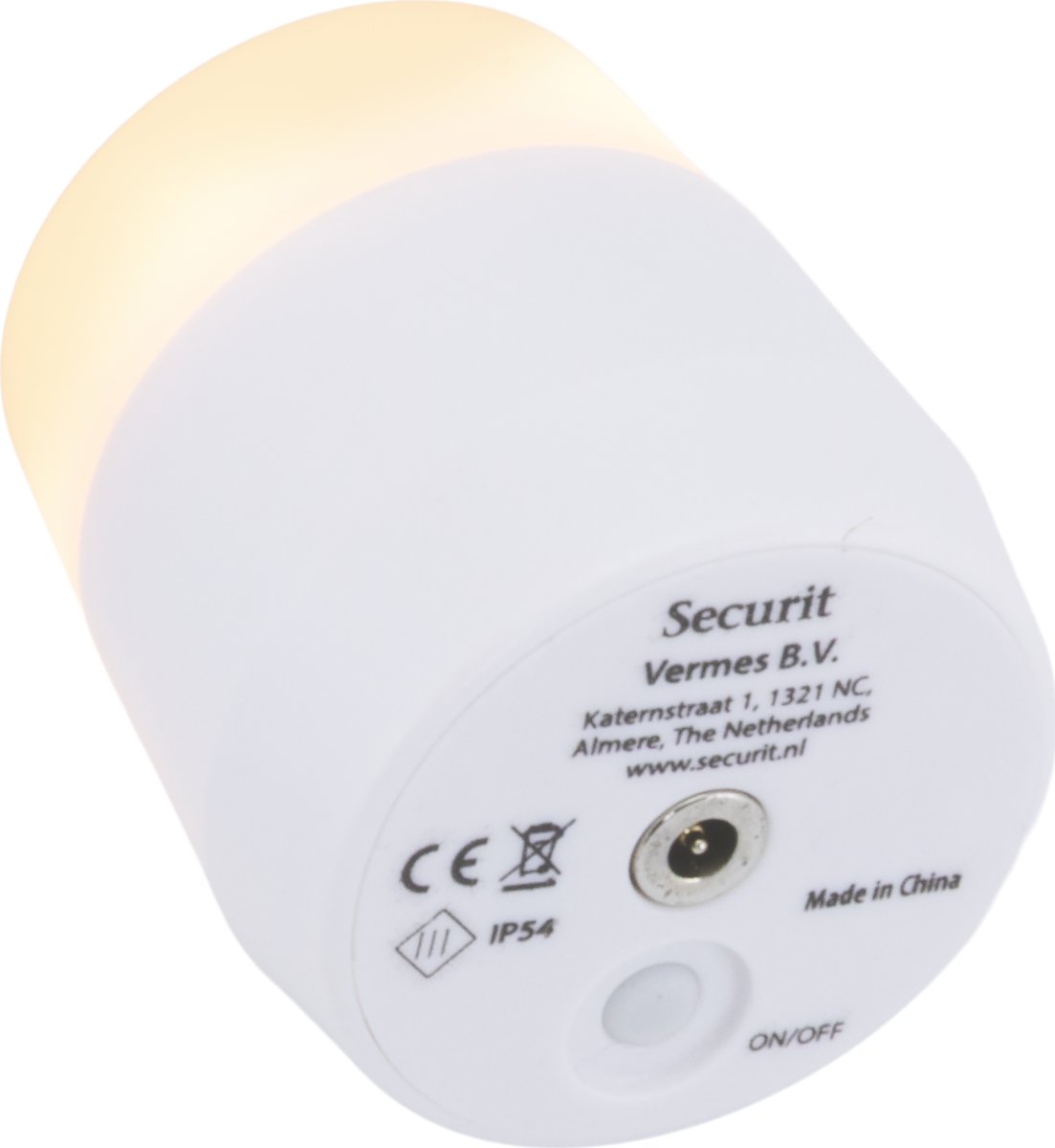 Securit® Amsterdam LED värmeljus, 12 st., vit